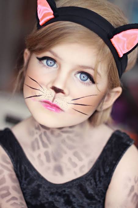 How to do a cat makeup for kids