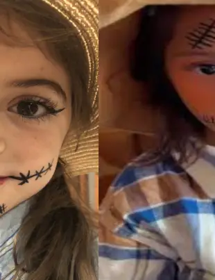 How to do crow makeup on your girl kids