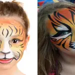 How to do tiger makeup on kids